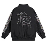 MIXED EMOTION “ME” Rhinestone Nylon Jacket